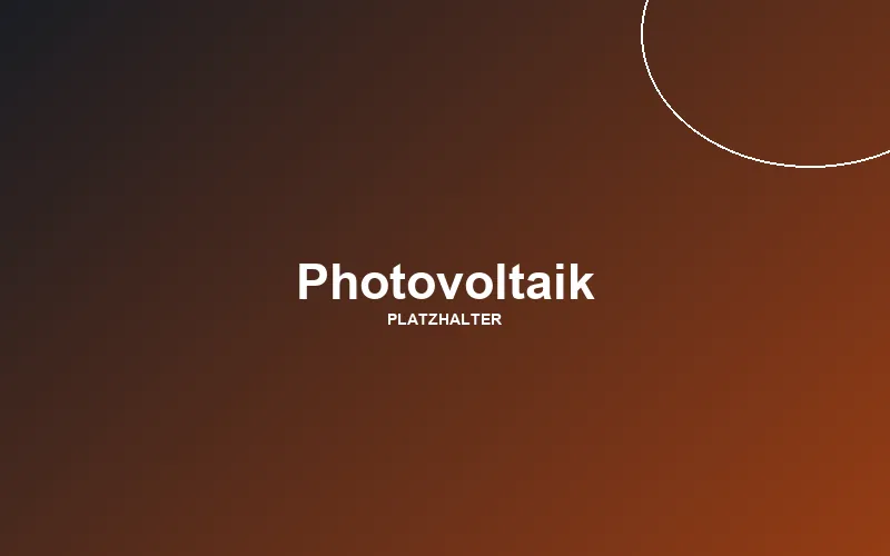 Photovoltaikmodule auf einem Dach